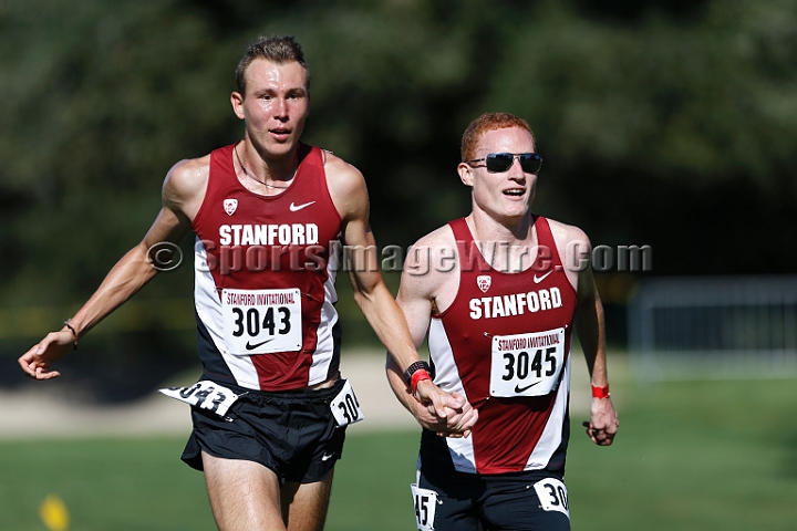 2014StanfordCollMen-171.JPG - College race at the 2014 Stanford Cross Country Invitational, September 27, Stanford Golf Course, Stanford, California.